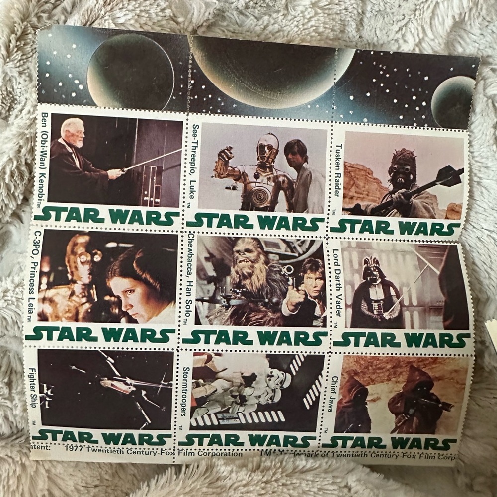 Star Wars 1977 Original Collectible Seals